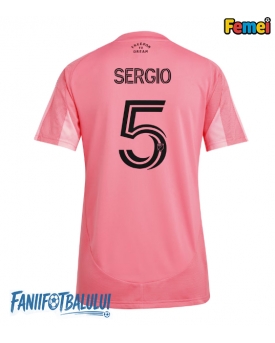 Inter Miami Sergio Busquets #5 Tricou Fotbal Replică 2025-26 Femei Acasa